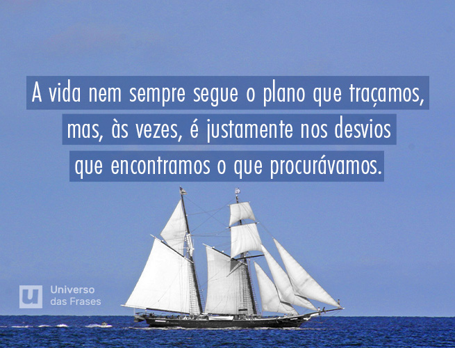 Frase de reflexão sobre a vida