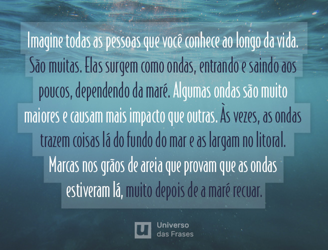 Frase do livro É Assim que Acaba