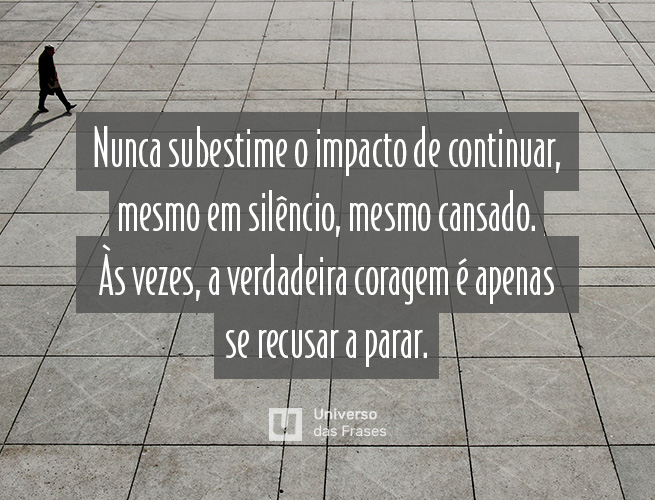 Frase de reflexão sobre a vida