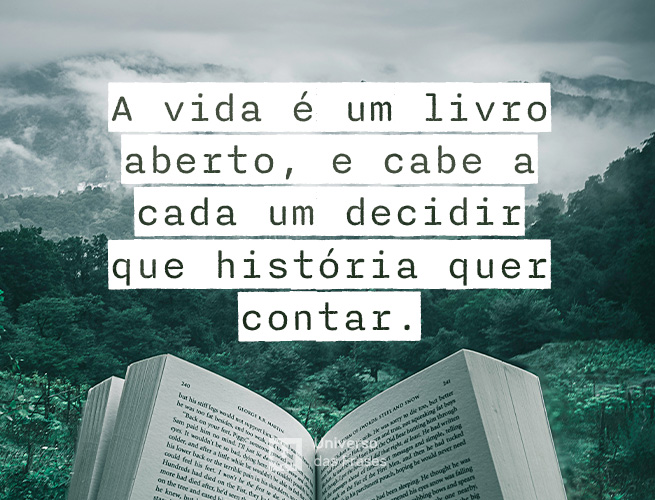 Frase de reflexão sobre a vida