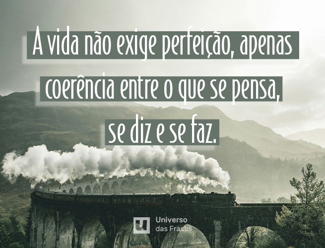 Frase de reflexão sobre a vida