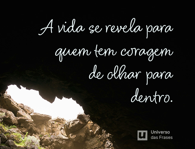 Frase de reflexão sobre a vida