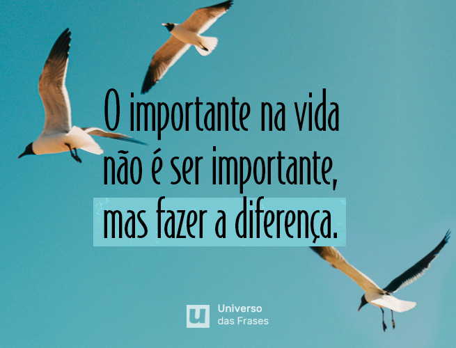 Frase de reflexão sobre a vida
