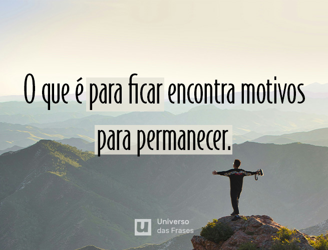 Frase de reflexão sobre a vida