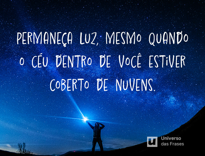 Frase de reflexão sobre a vida