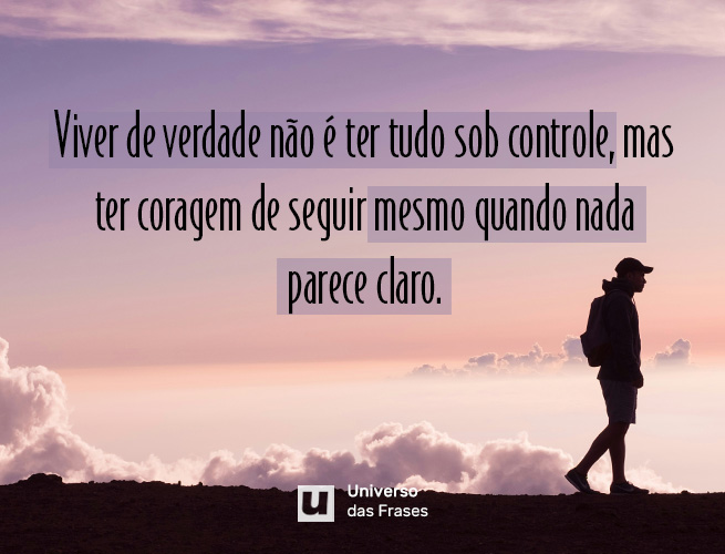 Frase de reflexão sobre a vida